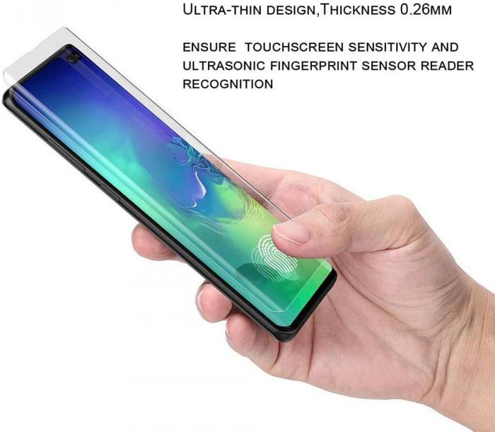 A-One Brand - [2-PACK] UV Hrdat Glas Skrmskydd Samsung Galaxy S20 Plus - Clear