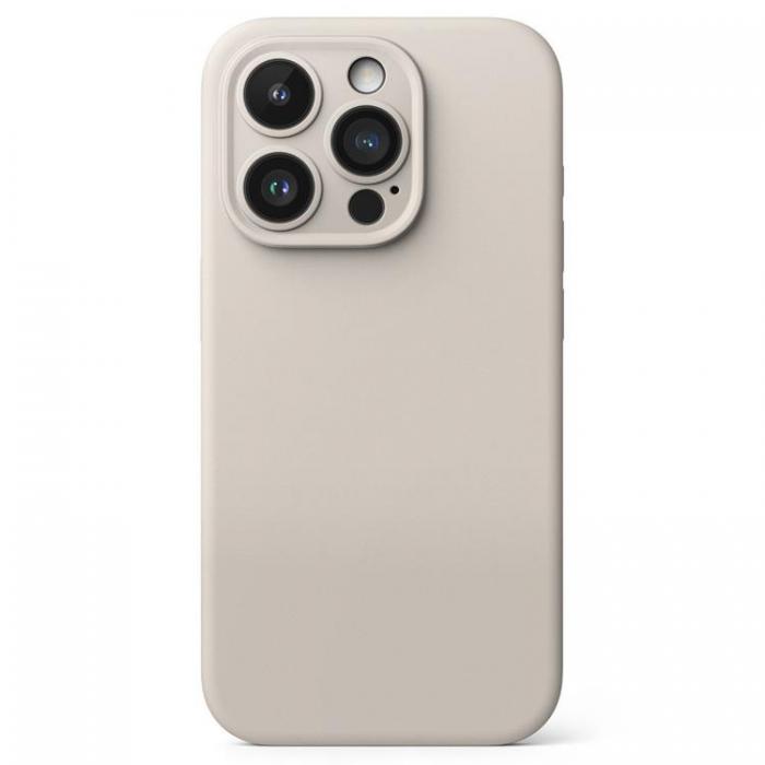 Ringke - Ringke iPhone 15 Pro Mobilskal Magsafe Silikon - Stone