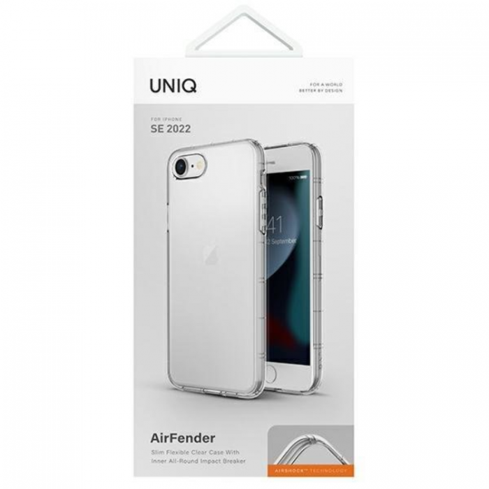 UNIQ - UNIQ iPhone 7/8/SE (2020/2022) Skal Etui Air Fender - Transparent
