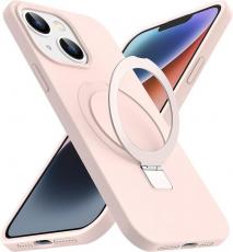 A-One Brand - iPhone 11 Mobilskal Magsafe Liquid Silikon - Rosa