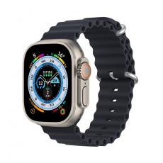 Dux Ducis - Dux Ducis Apple Watch 4/5/6/7/8/SE (38/40/41mm) Armband Silikon Ocean - Midnight