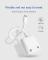 A-One Brand - 2 in 1 Lightning Splitter hrlurar adapter Lightning to 3.5mm