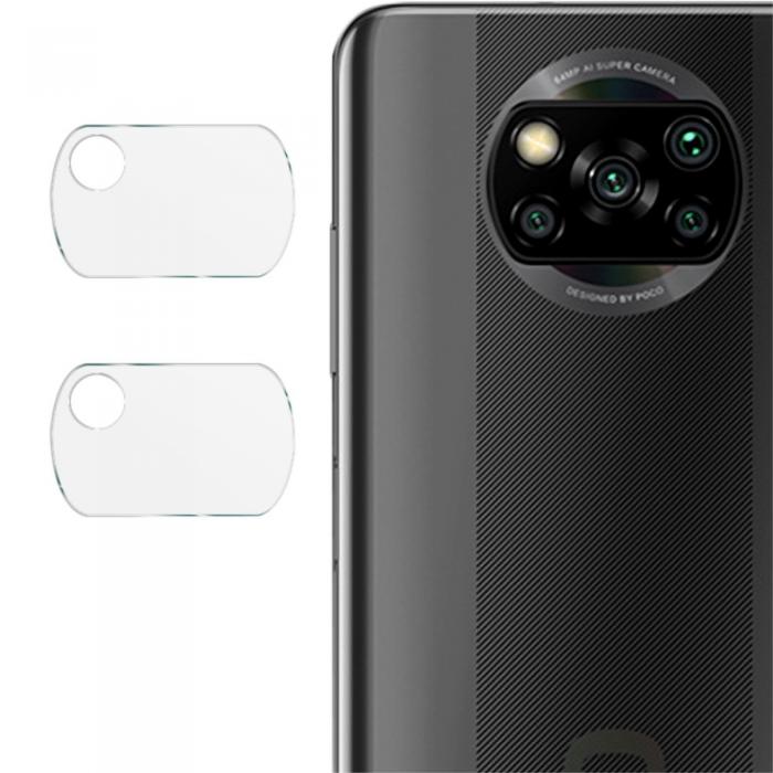 Imak - IMAK 2-pack Kameralinsskydd i Hrdat Glas Xiaomi Poco X3 / X3 Pro / X3 NFC