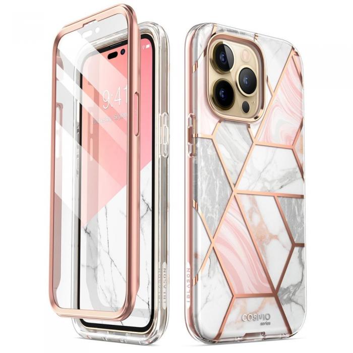 UTGATT1 - SupCase iPhone 14 Pro Max Skal Cosmo - Marble