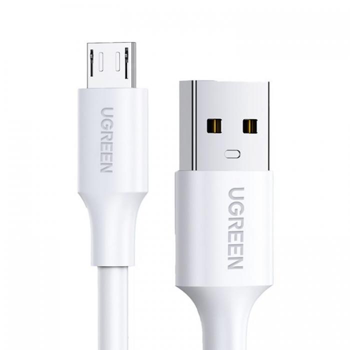 Ugreen - Ugreen USB-A Till Micro-USB Kabel 2m - Vit
