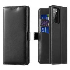 Dux Ducis - Dux Ducis Leather Fodral Till Samsung Galaxy Note 20 - Svart