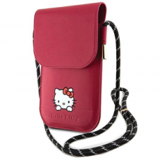 Hello Kitty - Hello Kitty Halsbandsfodral Läder Daydreaming - Röd