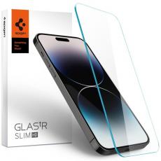 Spigen - Spigen iPhone 14 Pro Härdat Glas Skärmskydd Glas.Tr Slim
