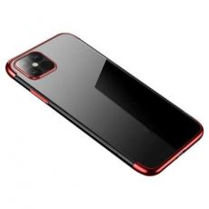 A-One Brand - Galaxy S22 Ultra Mobilskal Clear - Röd