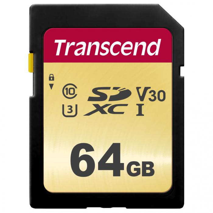 UTGATT5 - Transcend SDXC 64GB UHS-I U3 (R95 / W60)
