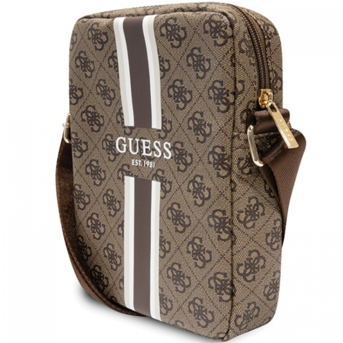 Guess - Guess Tablet Fodral 8'' 4G Stripes - Brun