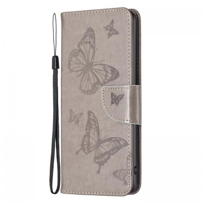 A-One Brand - iPhone 14 Pro Plnboksfodral Butterflies Imprinted - Gr