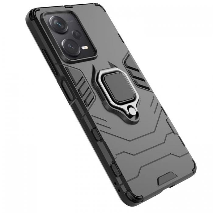A-One Brand - Redmi Note 12 Pro Plus Mobilskal Magnetic Ring Hllare - Svart