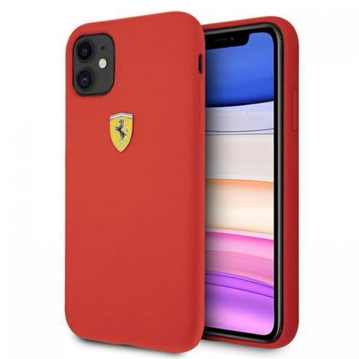 UTGATT5 - Ferrari iPhone 11 Skal On Track Silicone - Rd