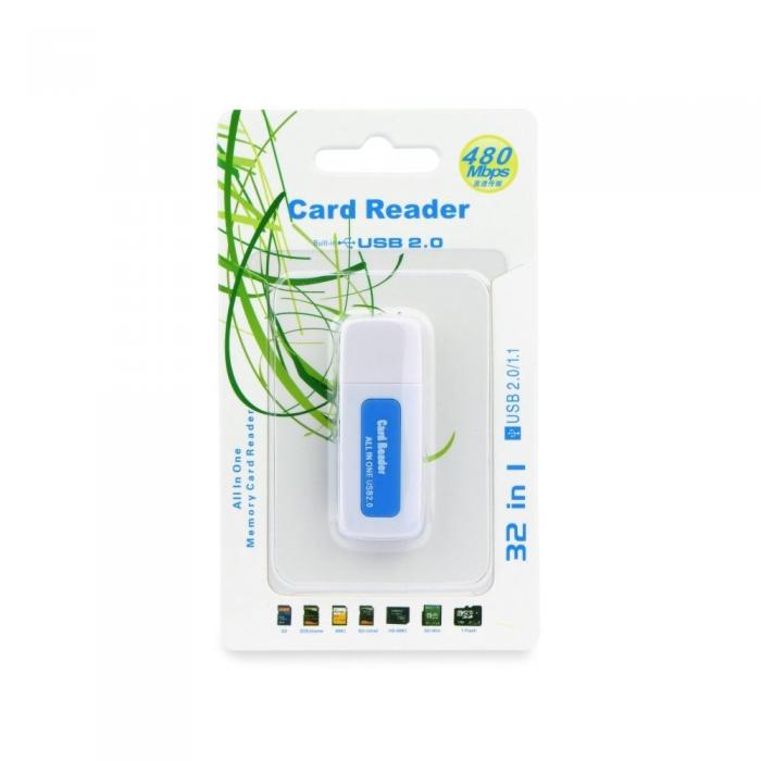 UTGATT1 - Minneskortlsare USB Titanium SDHC/SD/MMC/mm Bl