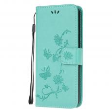 A-One Brand - Butterfly Plånboksfodral till Samsung Galaxy A03s - Turkos