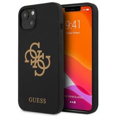 Guess - Guess Silicone 4G Logo Skal iPhone 13 mini - Svart