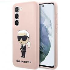 KARL LAGERFELD - Karl Lagerfeld Galaxy S23 Plus Mobilskal Silikon Ikonik - Rosa