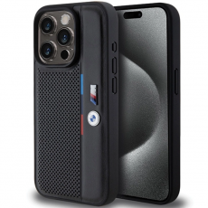 BMW - BMW iPhone 15 Pro Max Mobilskal Perforated Tricolor Line