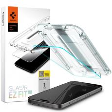 Spigen - Spigen iPhone 15 Härdat Glas Skärmskydd 'EZ' Fit - Clear