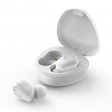 OEM - Trådlöst headset stereo TWS M9 + dockningsstation vit