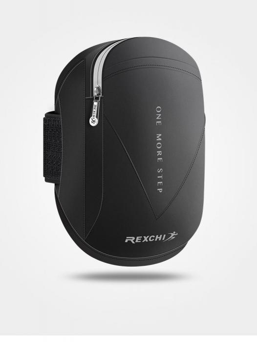 UTGATT1 - Rexchi Dual Pocket Sportarmband - Svart