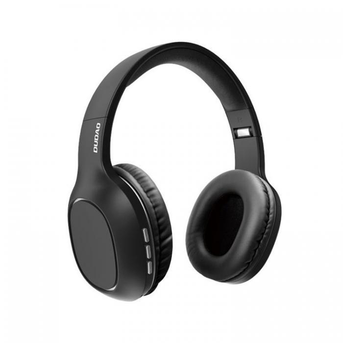 Dudao - Dudao Over-ear Bluetooth 5.0 Trdls Hrlurar - Svart