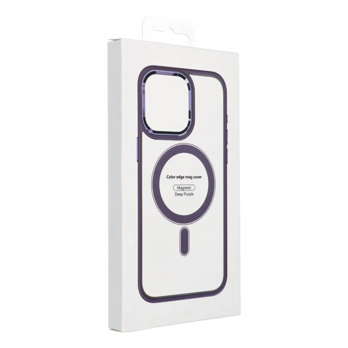 A-One Brand - iPhone 12 Pro Max Mobilskal Magsafe Color Edge - Lila