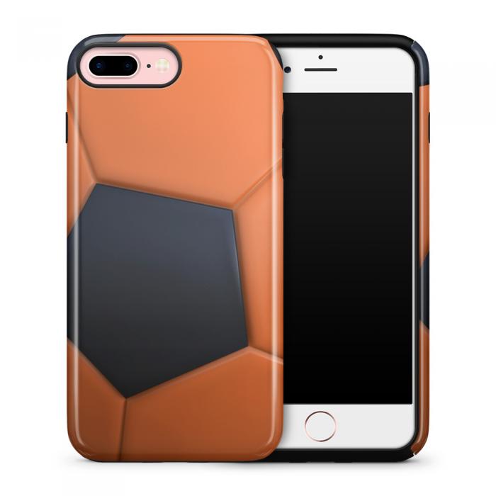 UTGATT5 - Tough mobilskal till Apple iPhone 7 Plus - Fotboll - Orange