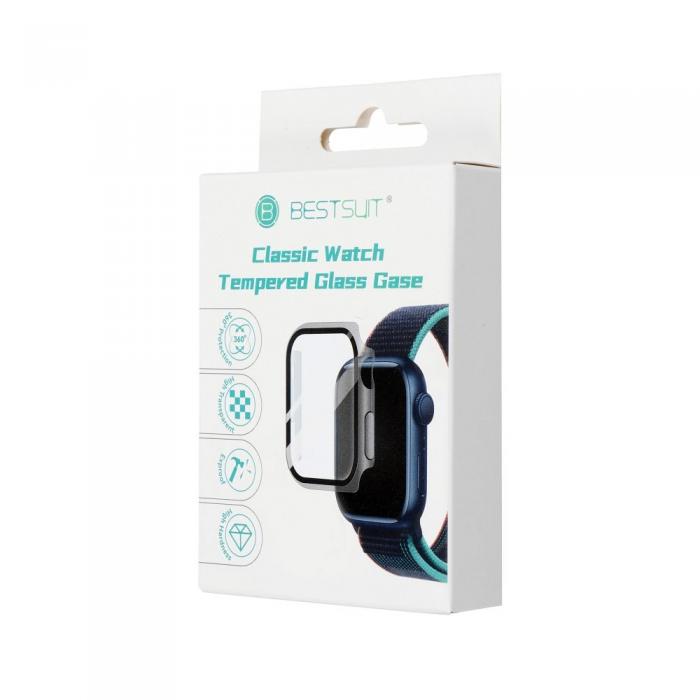 Bestsuit - Bestsuit skal med hybridglas fr Apple Watch-serie 7/8 41mm