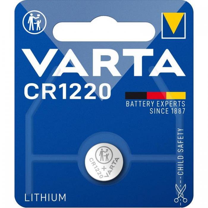 UTGATT1 - Varta CR1220 1-pack Lithium Knappcellsbatteri 3V