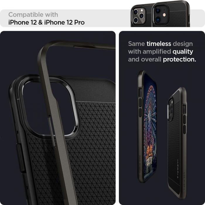 UTGATT5 - SPIGEN Neo Hybrid iPhone 12 & 12 Pro - Gunmetal