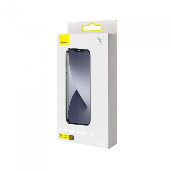 UTGATT5 - Baseus 2x 0,3 mm Anti-Bl ljus Hrdat glas iPhone 12 & 12 Pro