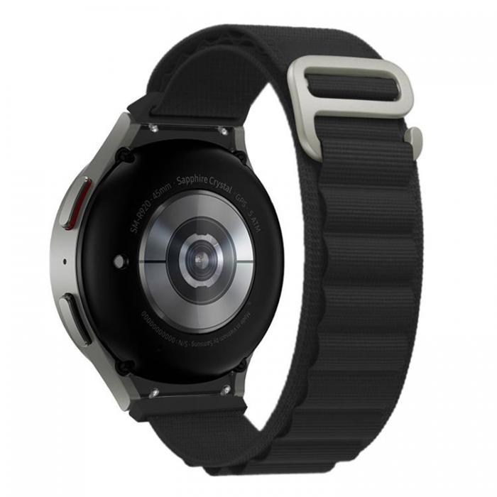 Tech-Protect - Nylonarmband Samsung Galaxy Watch 6 Classic (43mm) - Svart