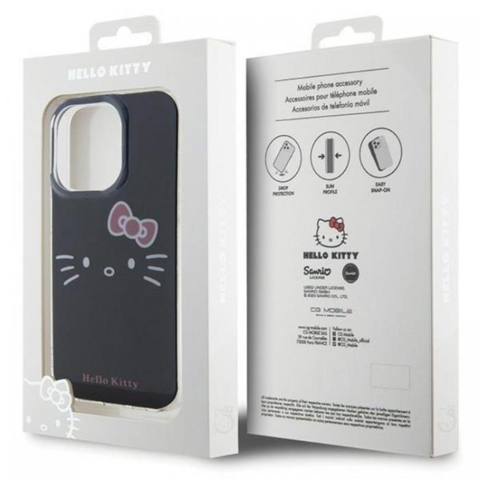 Hello Kitty - Hello Kitty iPhone 15 Pro Max Mobilskal IML Kitty Face - Svart
