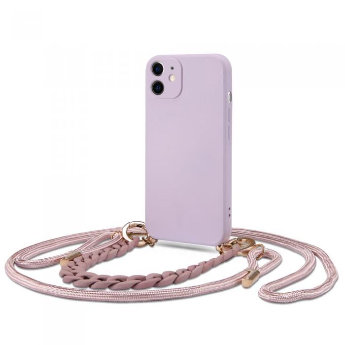 UTGATT1 - iPhone 12 Halsbandsskal Icon Chain - Violett