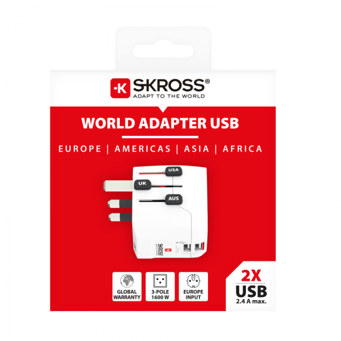 UTGATT1 - SKross PRO Light 2 x USB-A Laddare