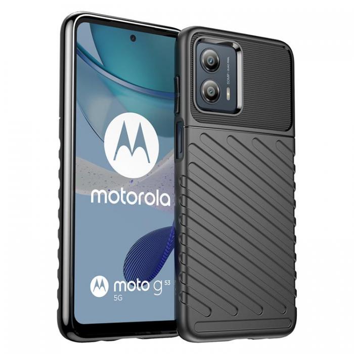 OEM - Motorola Moto E13 Mobilskal Thunder Silicone Armor - Svart