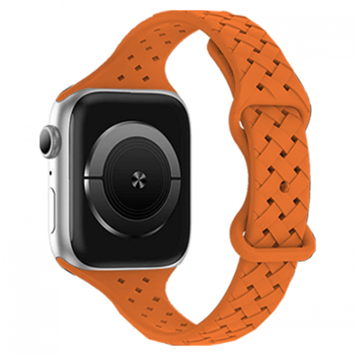 A-One Brand - Apple Watch (45mm) Series 9 Armband Weave - Orange