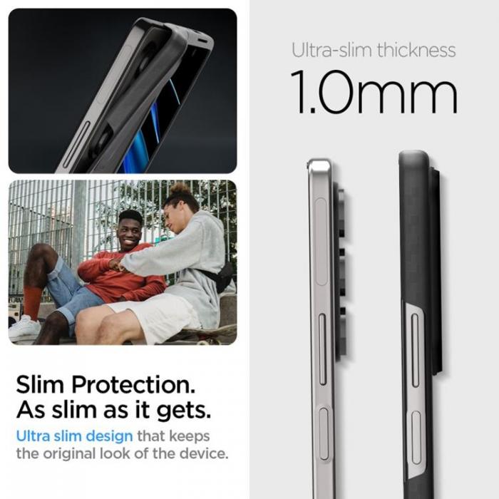 Spigen - Spigen Galaxy Z Fold 5 Mobilskal Airskin Pro - Svart