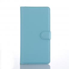 A-One Brand - Litchi Plånboksfodral till Sony Xperia XA1 - Blå