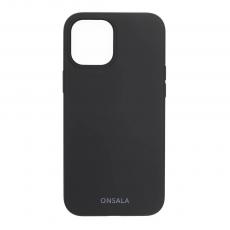 Onsala Collection - Onsala Mobilskal Silikon Black iPhone 12 & 12 Pro