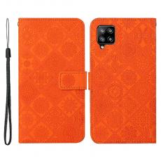 A-One Brand - Ethnic Design Plånboksfodral Galaxy A22 4G - Orange