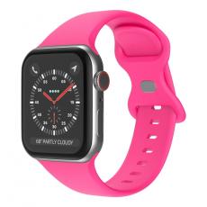 A-One Brand - Apple Watch 7 41mm Armband Silikon - Barbie Rosa