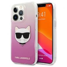 KARL LAGERFELD - Karl Lagerfeld Choupette Head Skal iPhone 13 / 13 Pro - Rosa