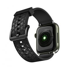 A-One Brand - Apple Watch 4/5/6/7/SE (42/44/45mm) Armband - Svart