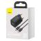 BASEUS - Baseus EU Super Vggladdare USB-C Kabel 1m 25W - Svart