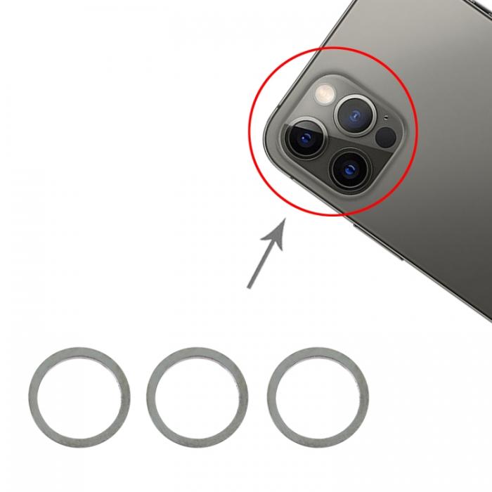 UTGATT1 - iPhone 12 Pro Max Kameraring (3-pack) - Bl