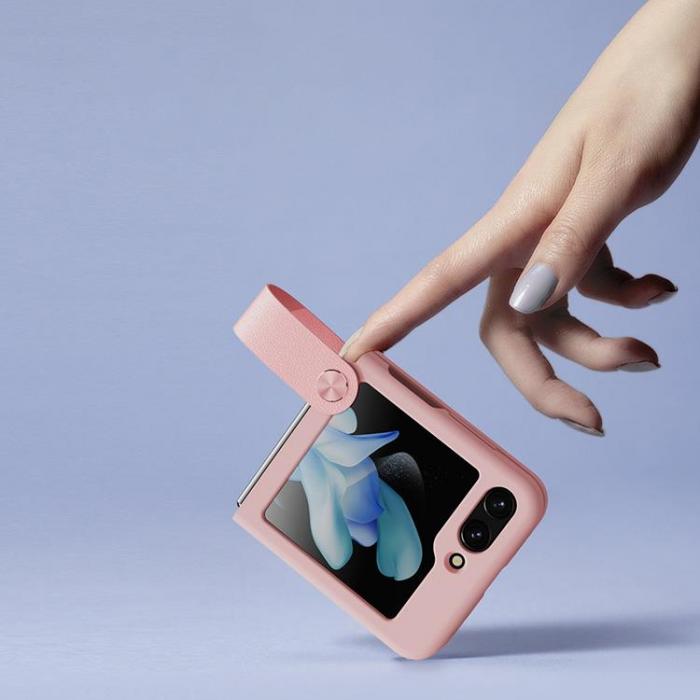 Nillkin - Nillkin Galaxy Z Flip 5 Mobilskal Flex Flip - Peach