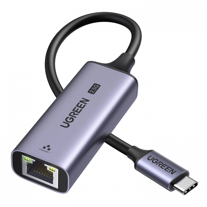Ugreen - Ugreen CM648 USB-C till RJ45 Ethernet 2.5G Adapter - Gr